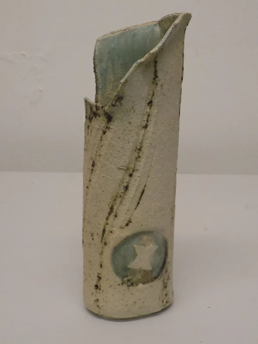Original Stoneware slab vase by renowned artist Stewart Taylor